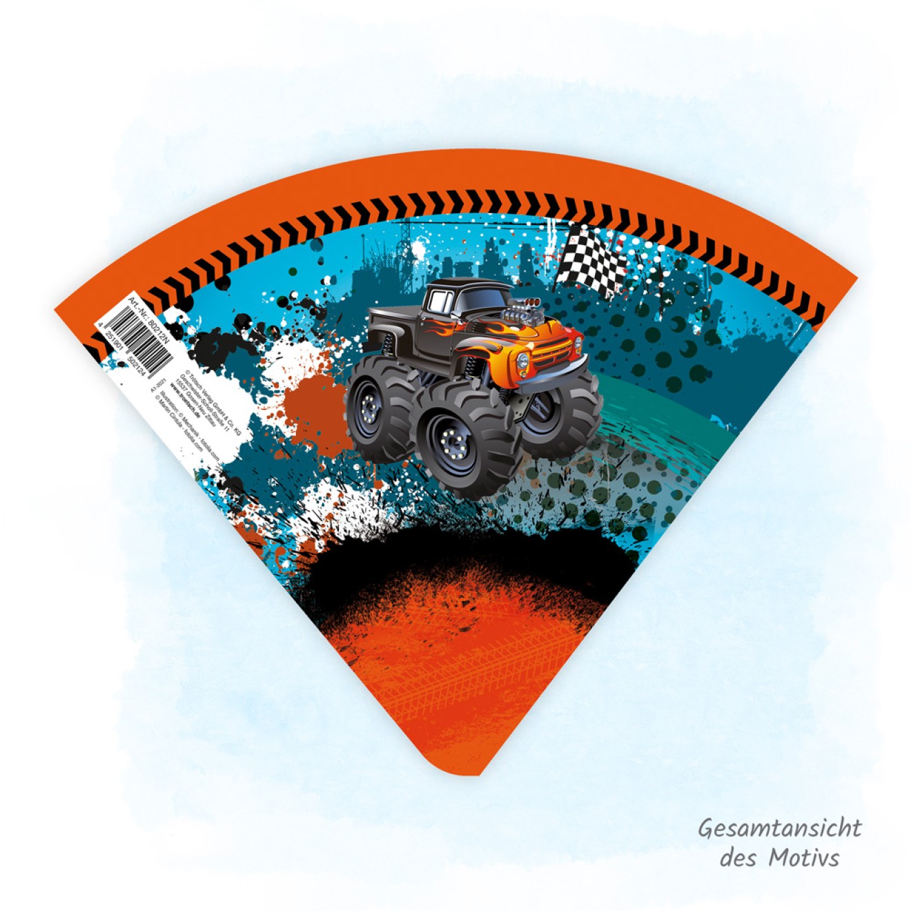 Schultüte Monstertruck 22 cm