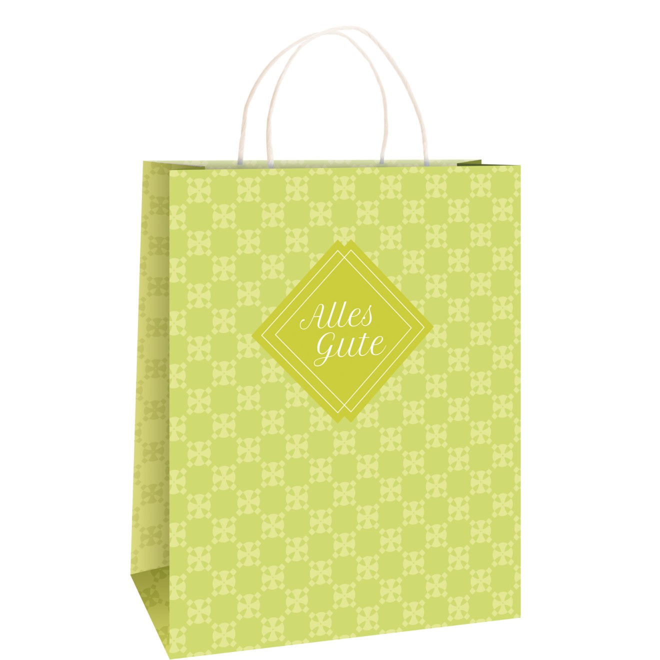 Geschenktasche "Retro-Wünsche" groß