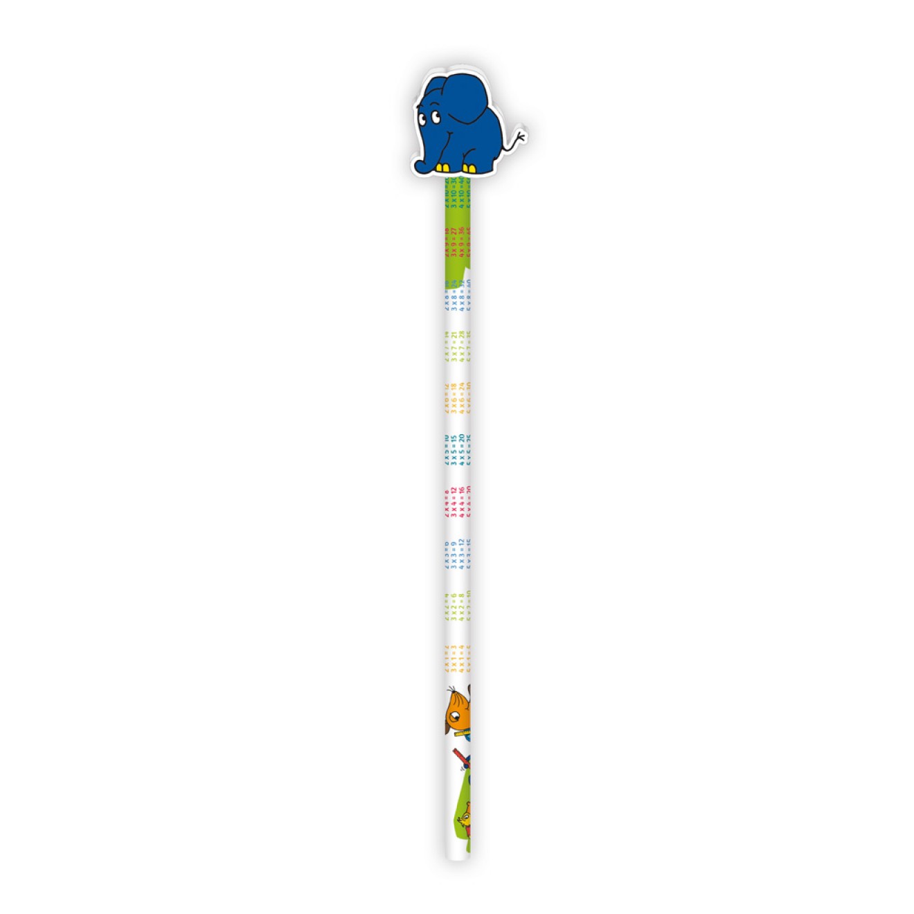 DIE MAUS 1x1 Bleistift mit Radierer