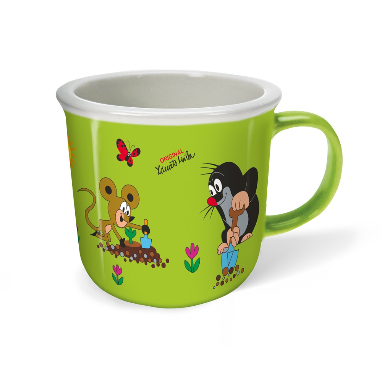 Der kleine Maulwurf Porzellantasse "Garten"