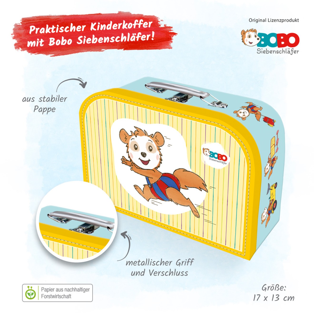 BOBO SIEBENSCHLÄFER Kinderkoffer mini
