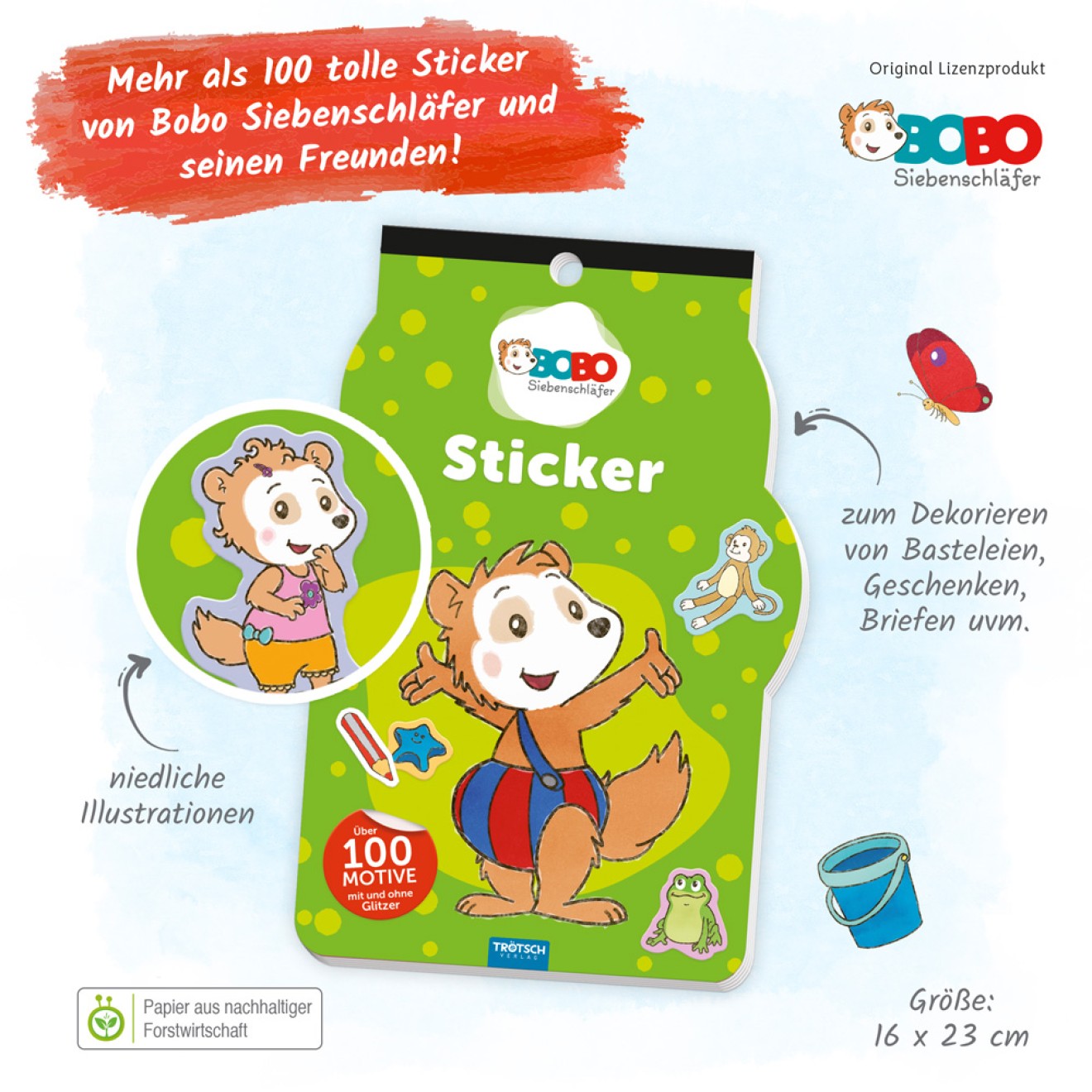 BOBO SIEBENSCHLÄFER Sticker