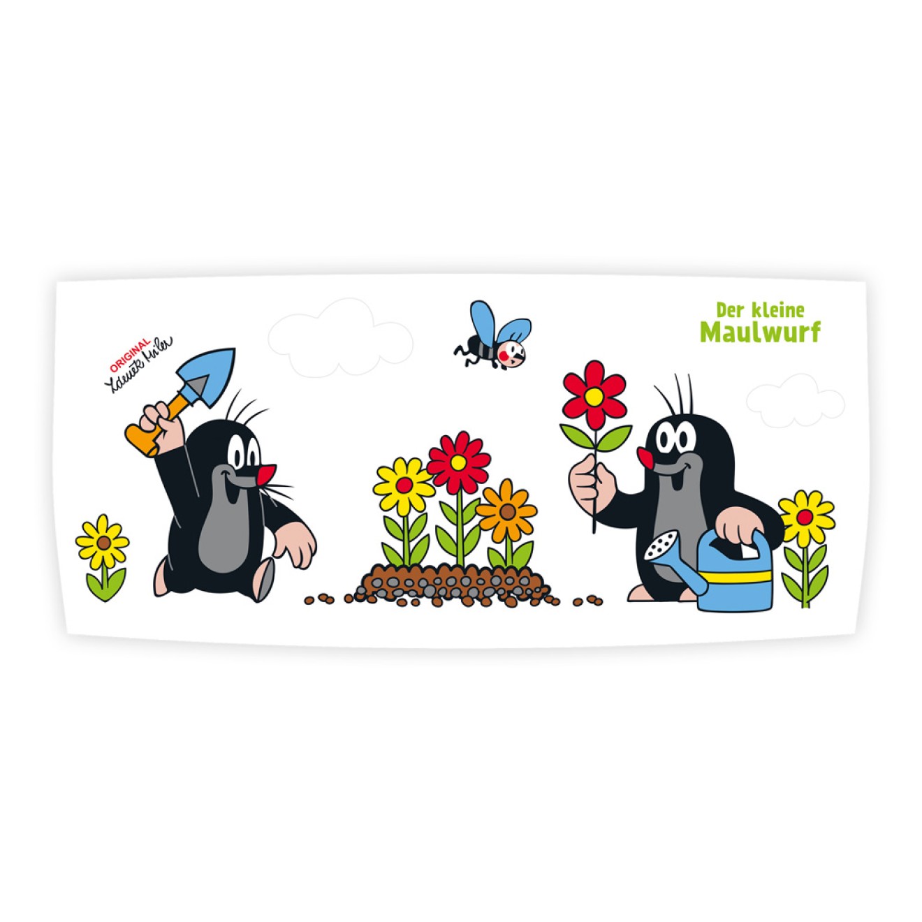 DER KLEINE MAULWURF 3D Keramiktasse "Garten"