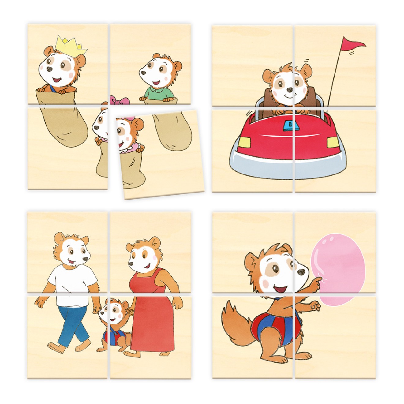 BOBO SIEBENSCHLÄFER "Erster Puzzlespaß" Holzpuzzle