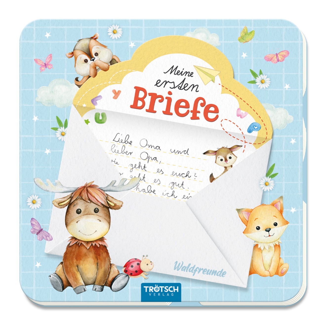 Briefpapierbuch Meine ersten Briefe "Waldfreunde"