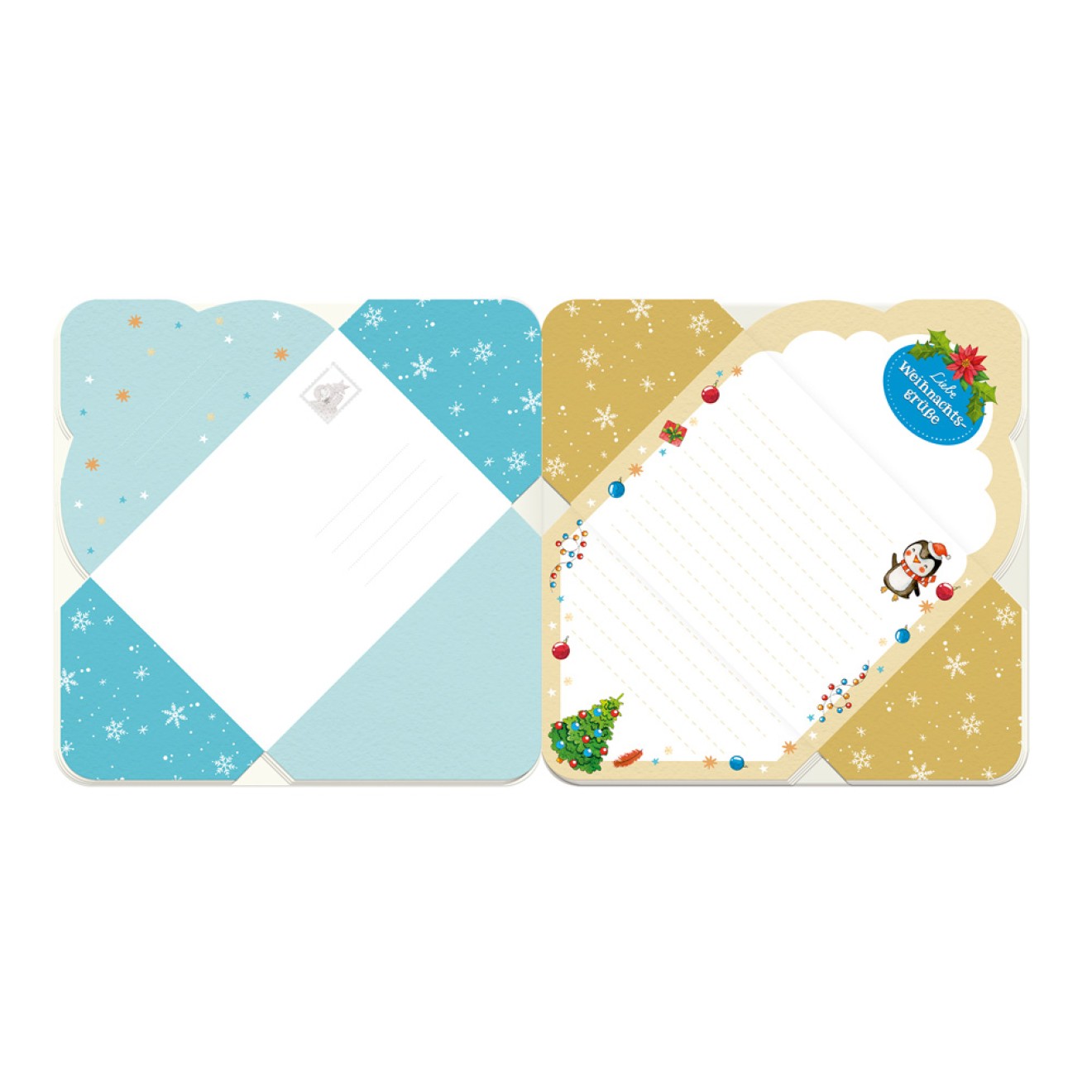 Briefpapierbuch Meine ersten Briefe "Weihnachten"