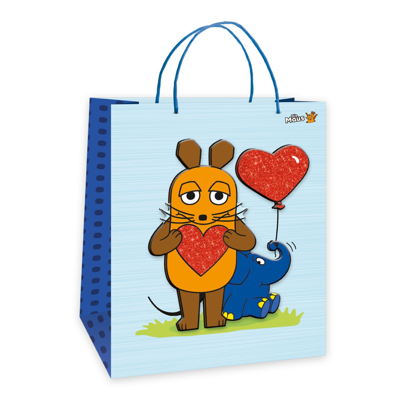 Die Maus "Maus und Elefant" 3D-Geschenktasche medium