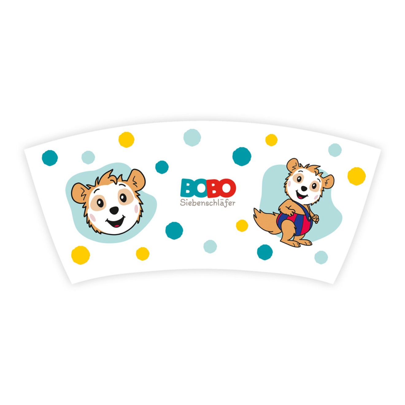 BOBO SIEBENSCHLÄFER Kindertasse "BOBO Punkte blau"