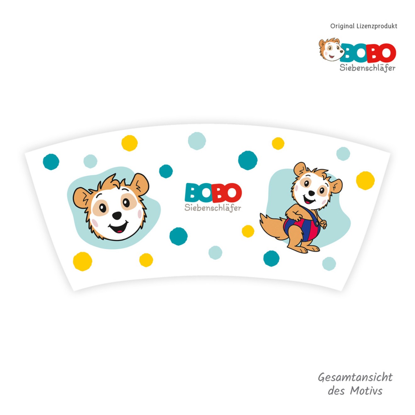 BOBO SIEBENSCHLÄFER Kindertasse "BOBO Punkte blau"
