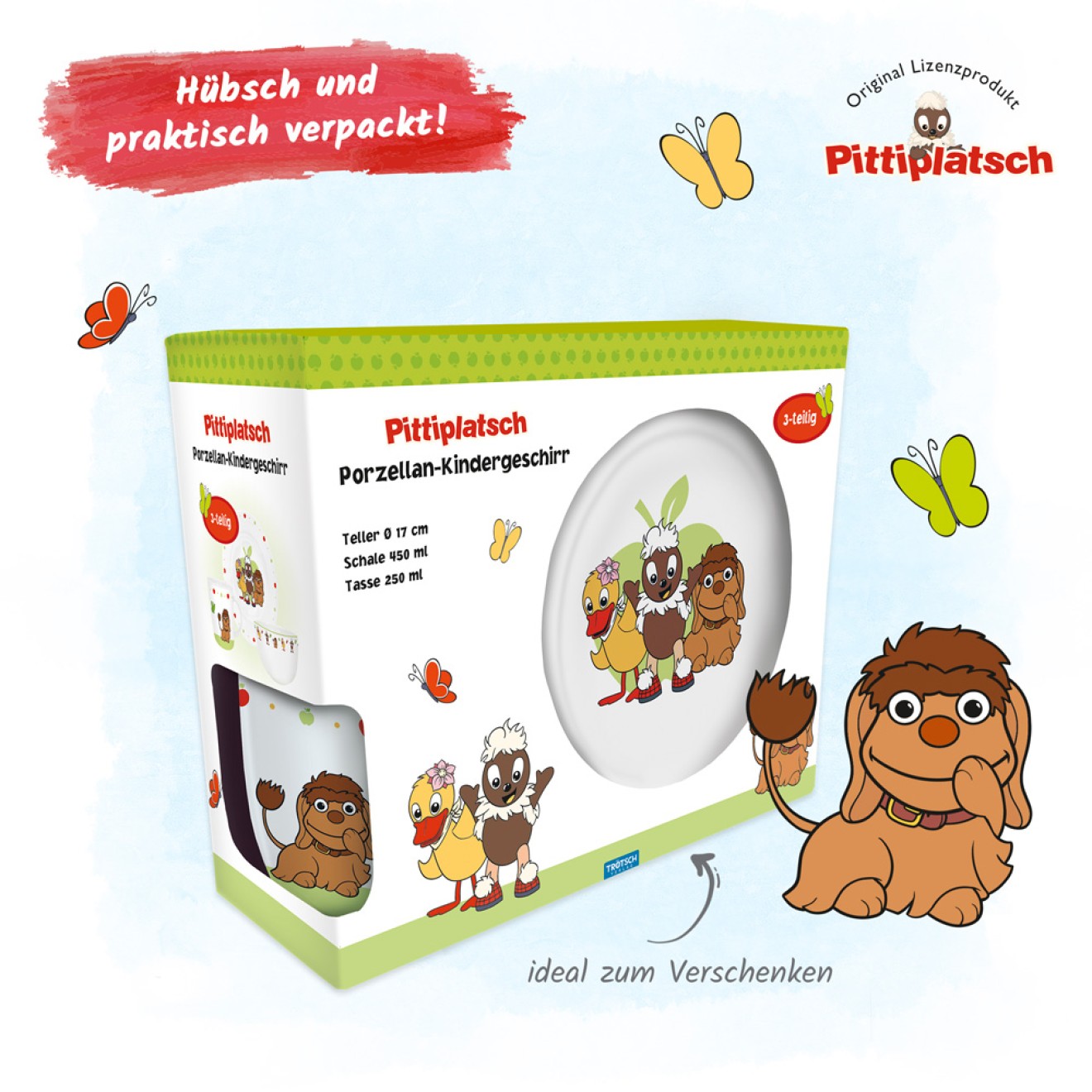 Geschirrset Pittiplatsch
