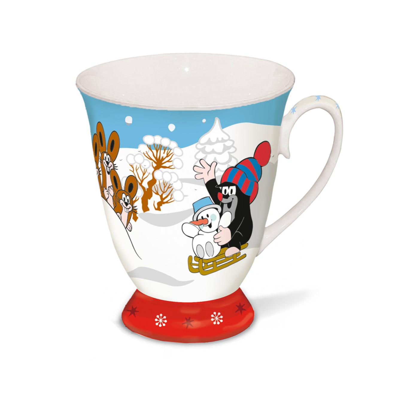 Sammeltasse Maulwurf Winter