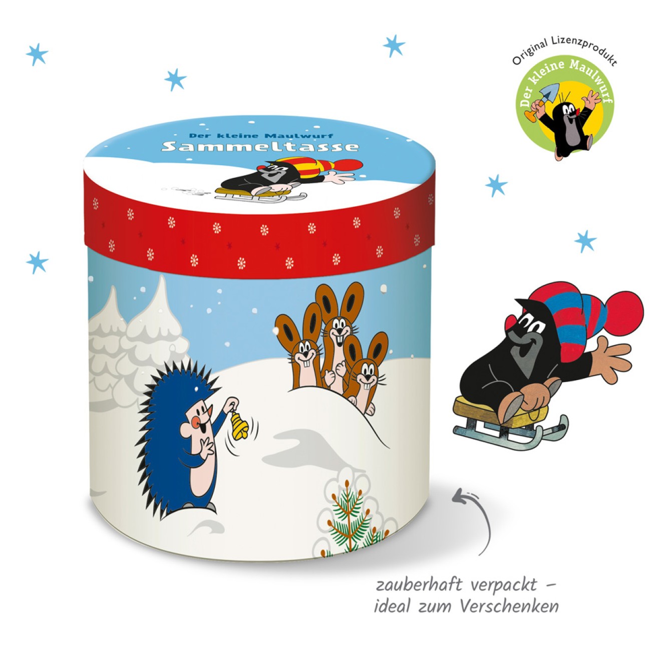 Sammeltasse Maulwurf Winter