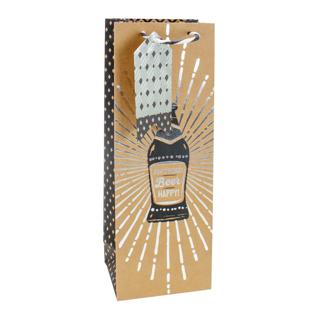 Geschenktasche "Herrentasche" Flasche