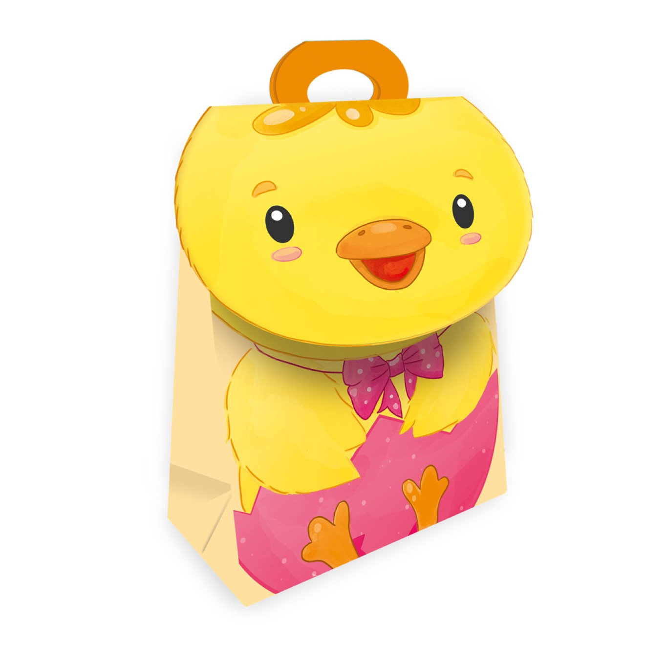 Geschenktasche mit Verschluss "Küken"