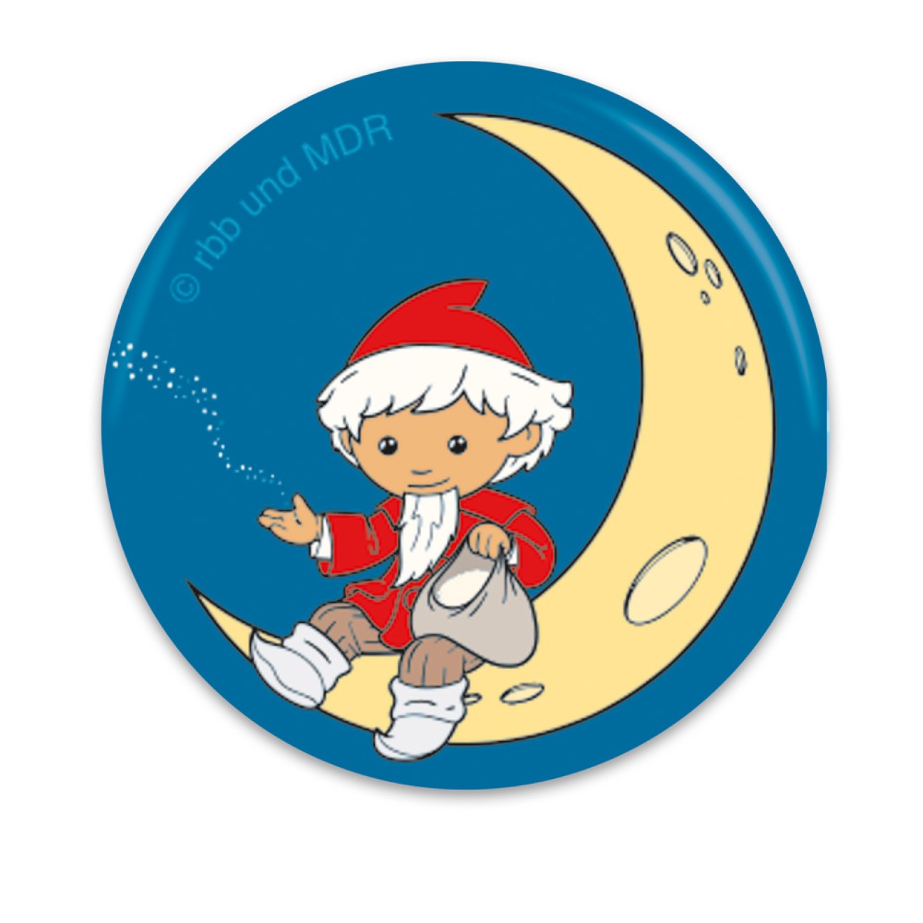 Unser Sandmännchen 4erSet Mini-Buttons "Sandmann"
