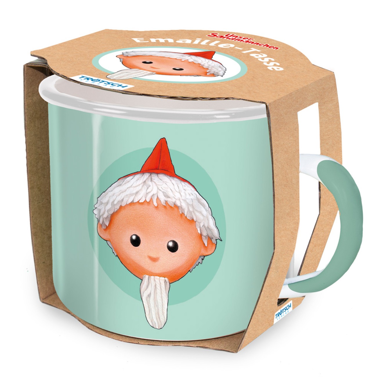 UNSER SANDMÄNNCHEN Emaillebecher "Sandmann retro"