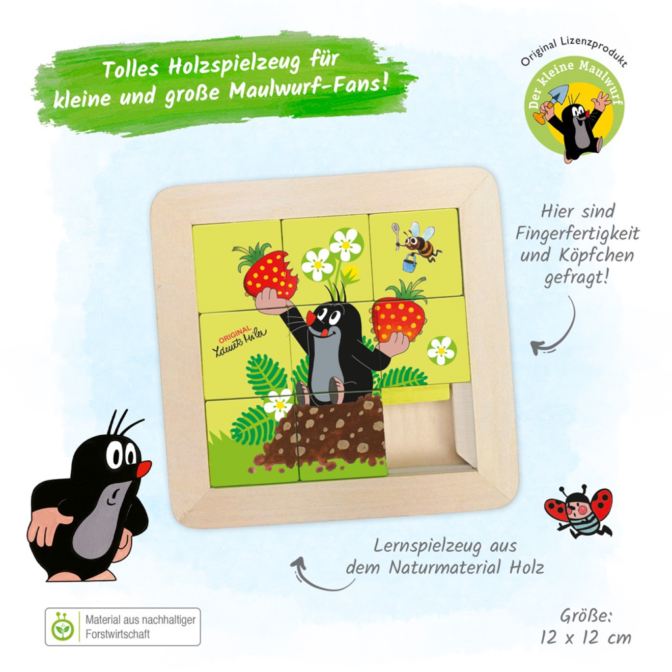 Der kleine Maulwurf Schiebepuzzle