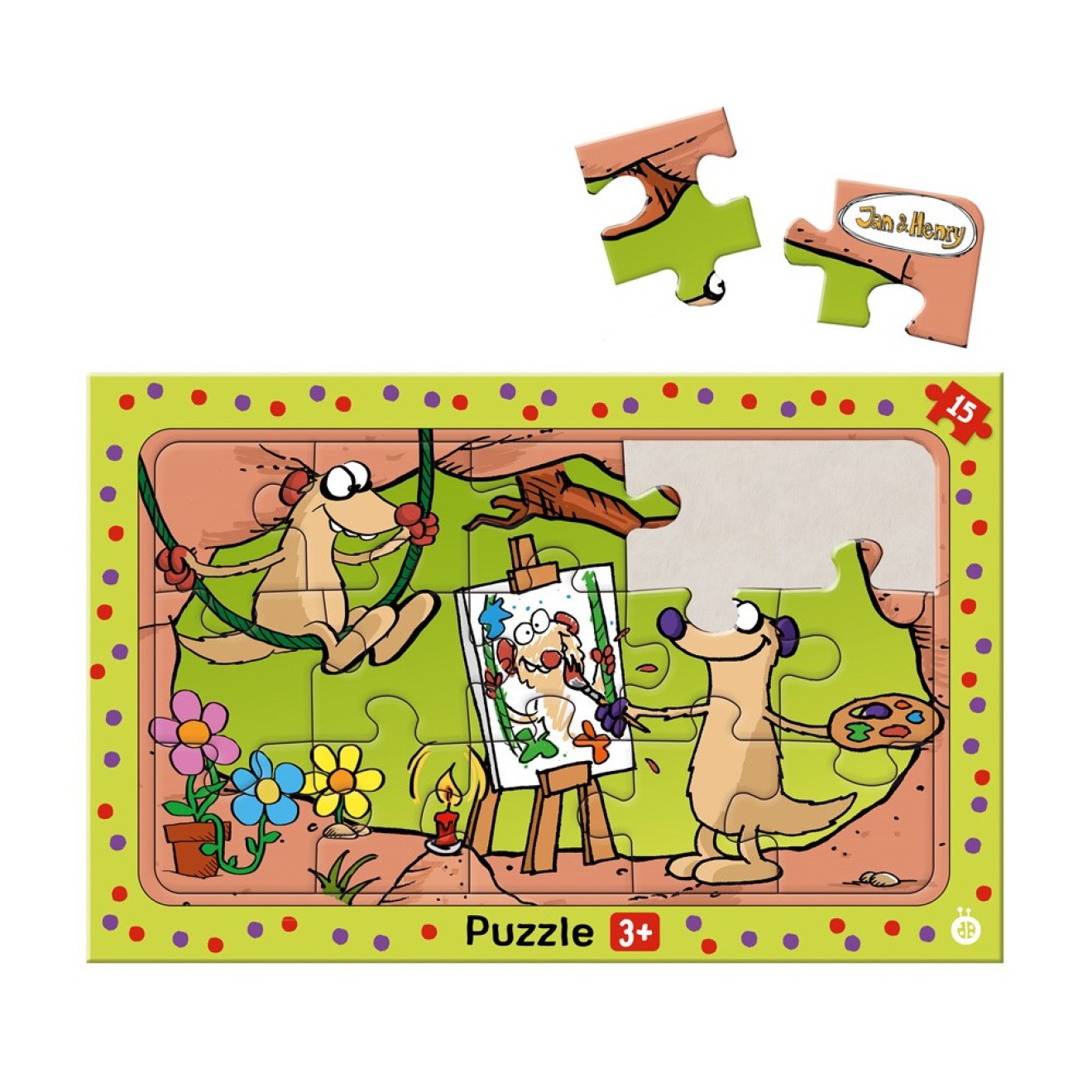 Rahmenpuzzle Jan & Henry