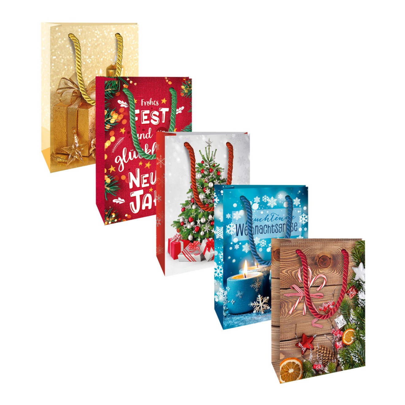 Weihnachtstasche mini hoch