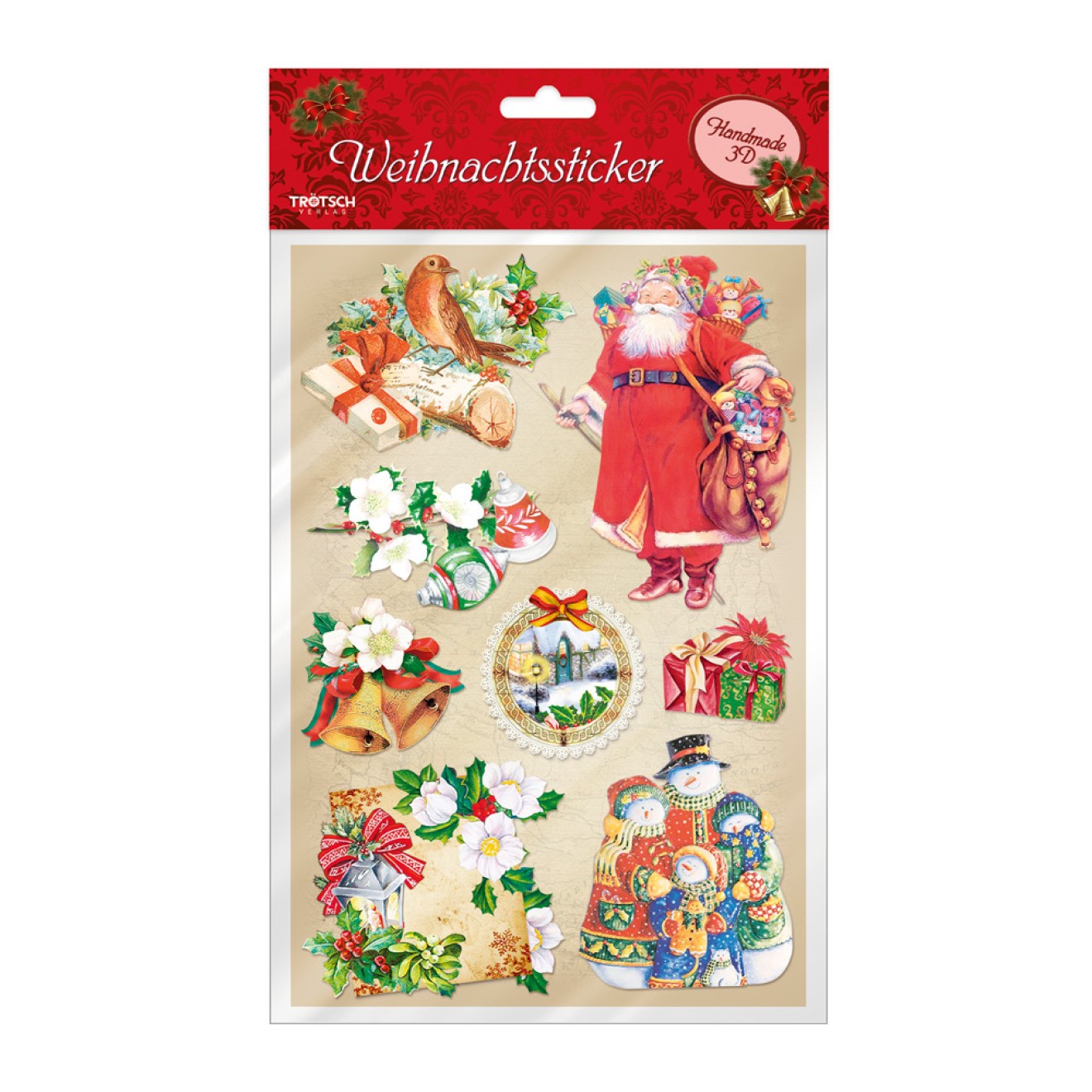 Weihnachtssticker Nostalgie