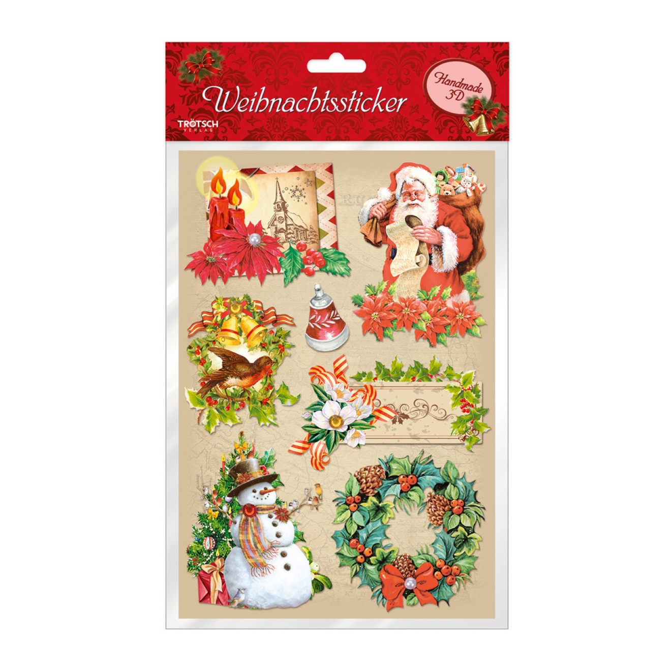 Weihnachtssticker Nostalgie