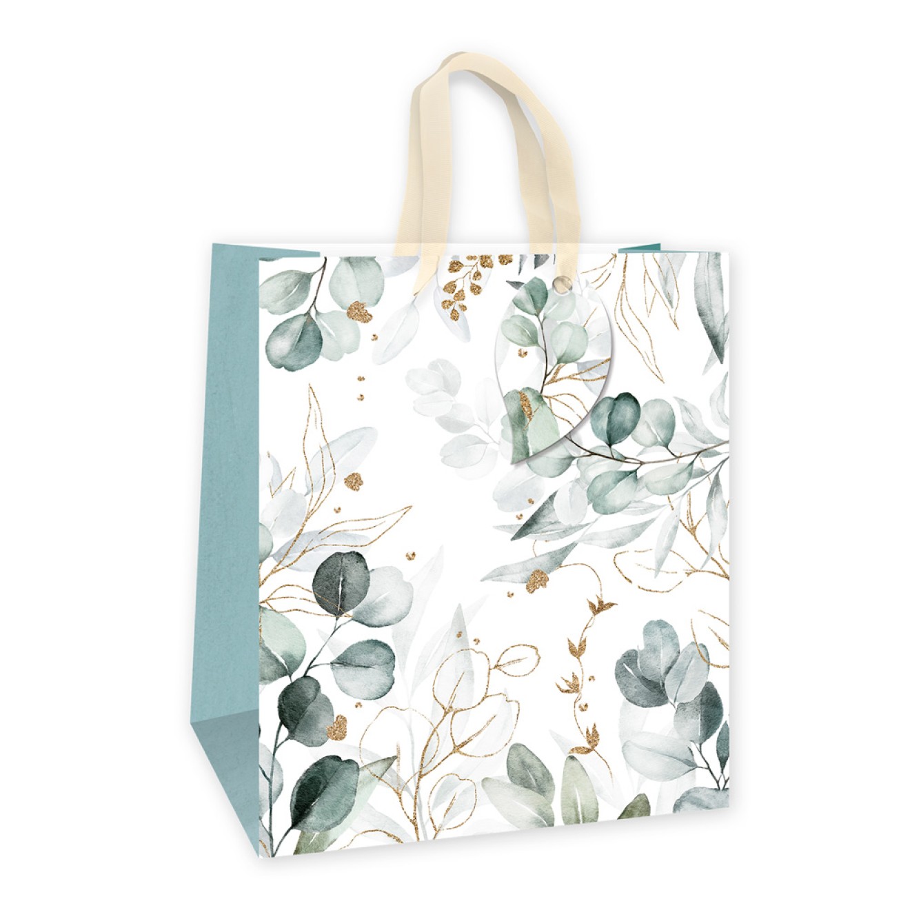Geschenktasche "Blätter" groß