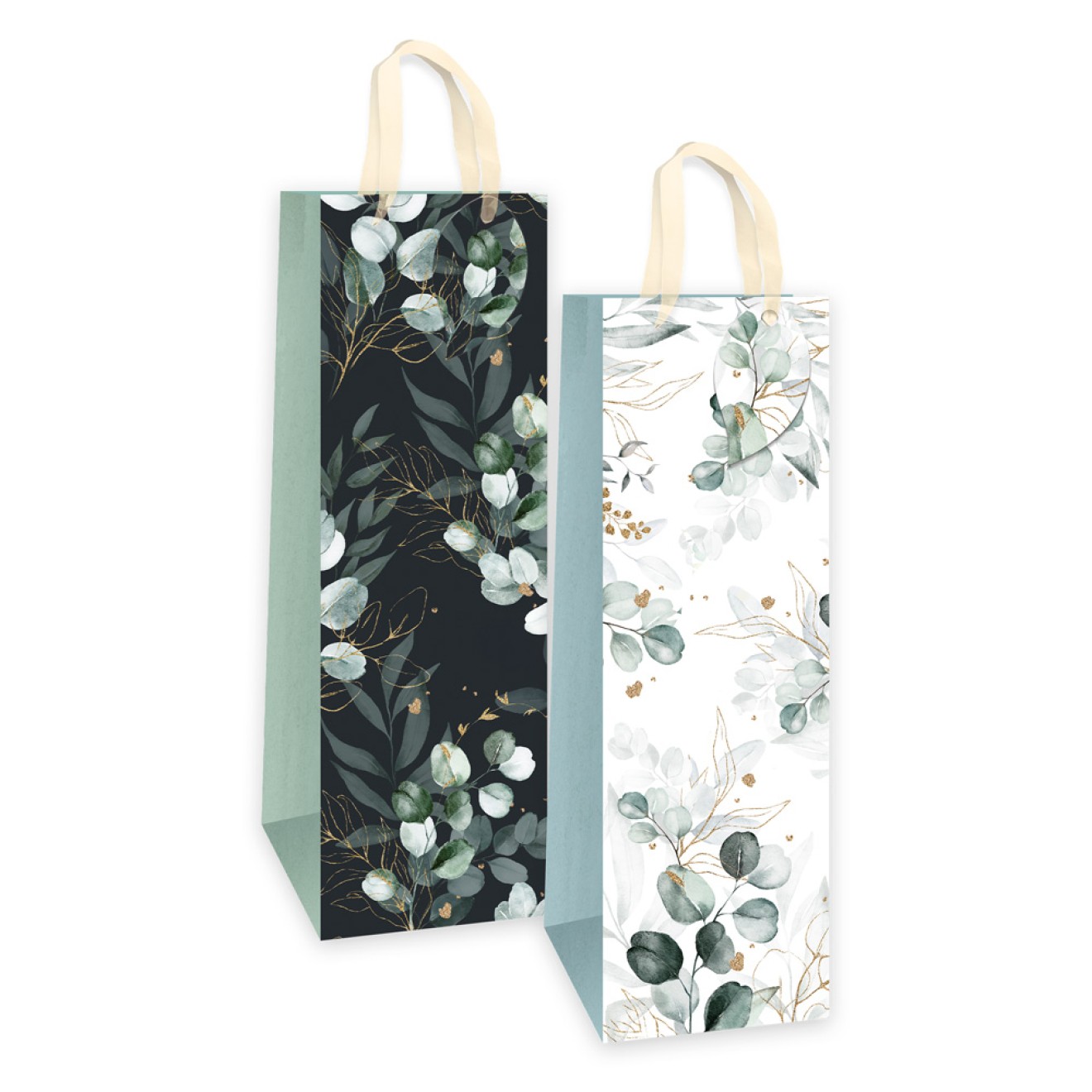 Flaschentasche "Blätter"
