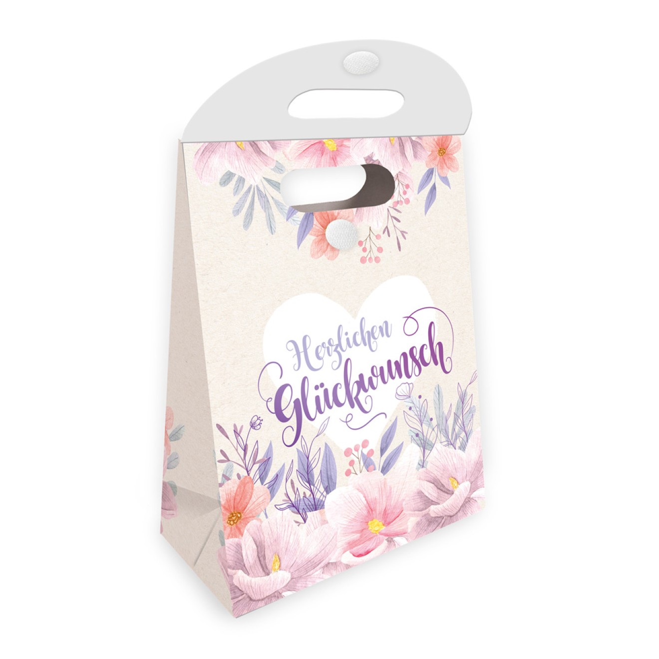 Geschenktasche klein Blumen