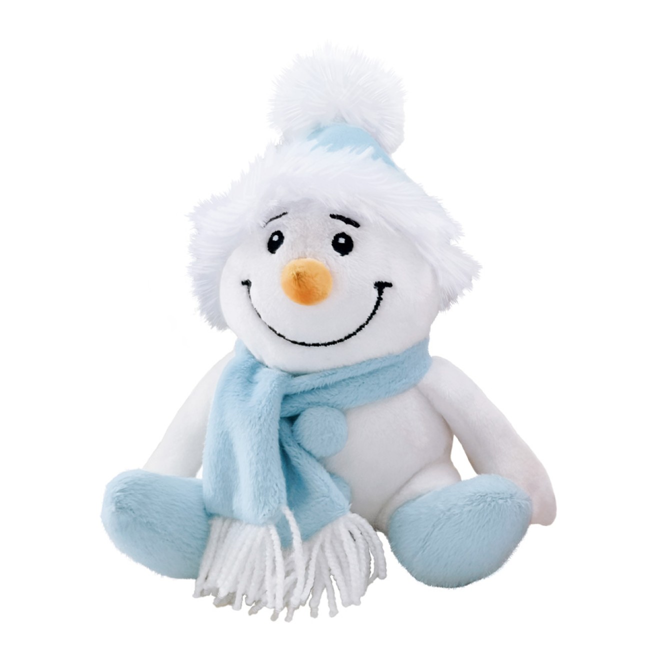 Plüsch Schneemann türkis