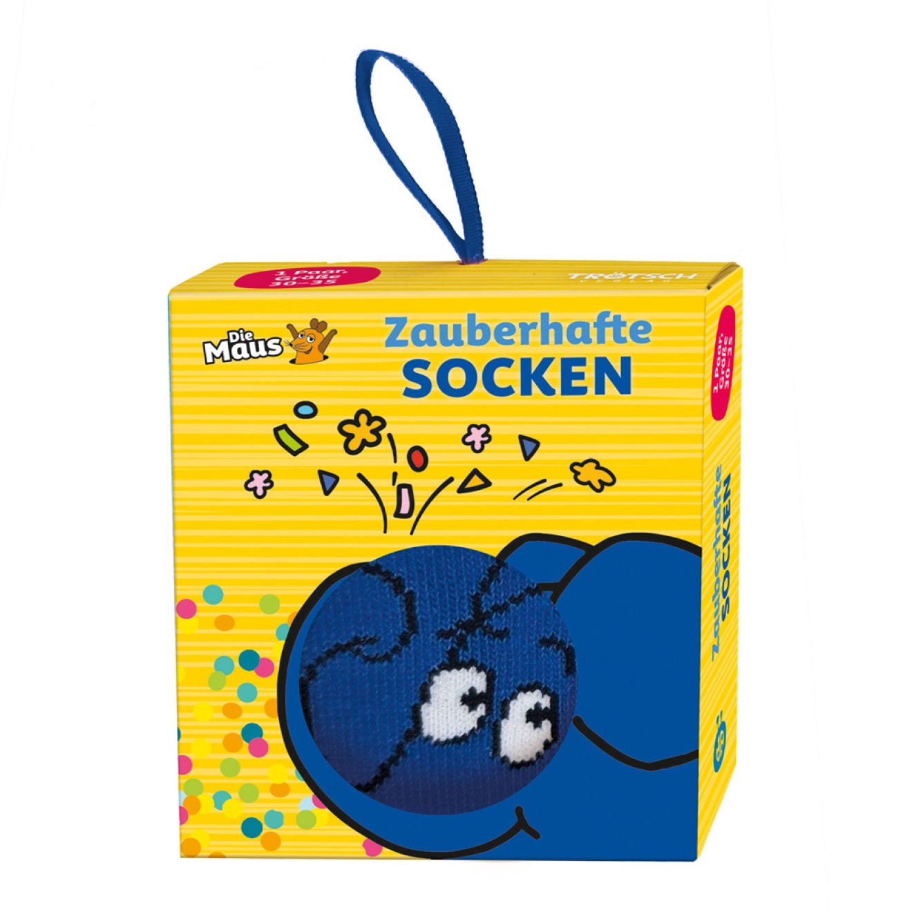 Die Maus Zauberhafte Socken Größe 30 bis 35 Elefant