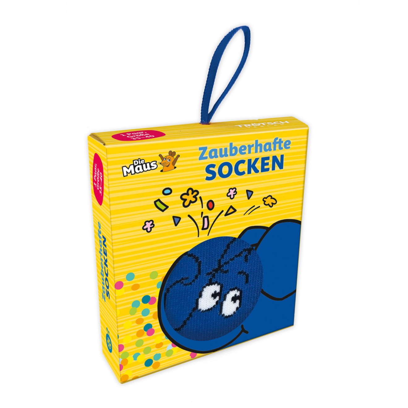Die Maus Zauberhafte Socken Größe 35 bis 40 Elefant