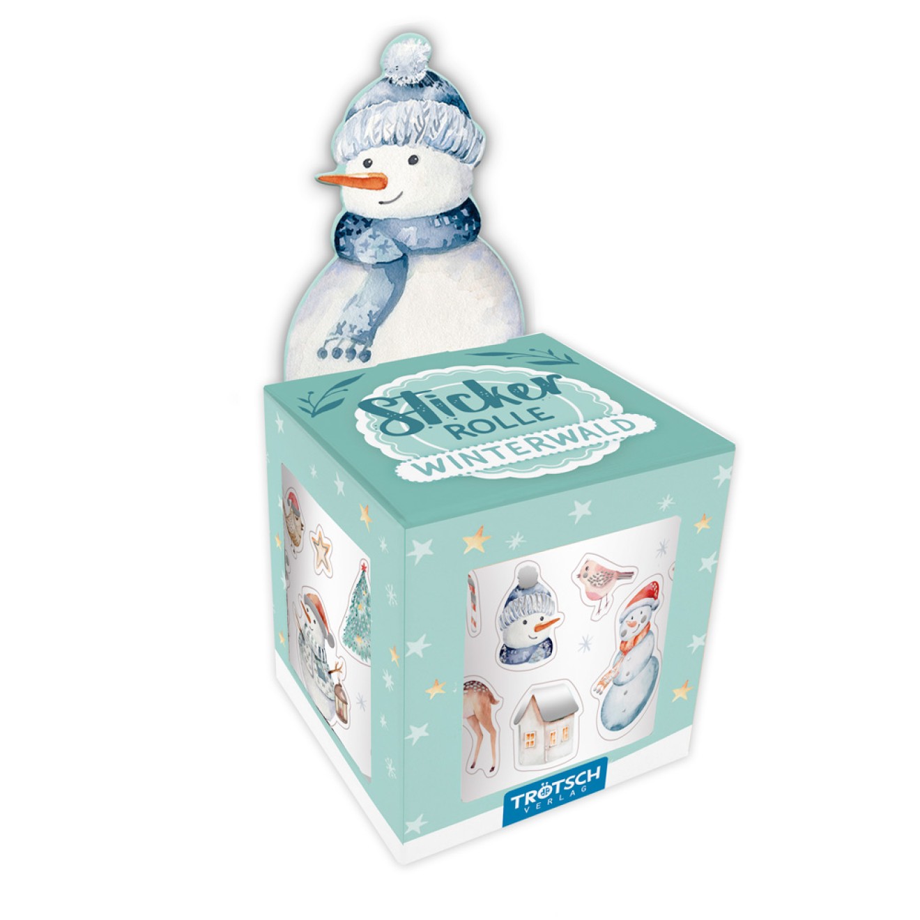 Stickerrolle Winterwald | Ab 3 Jahren