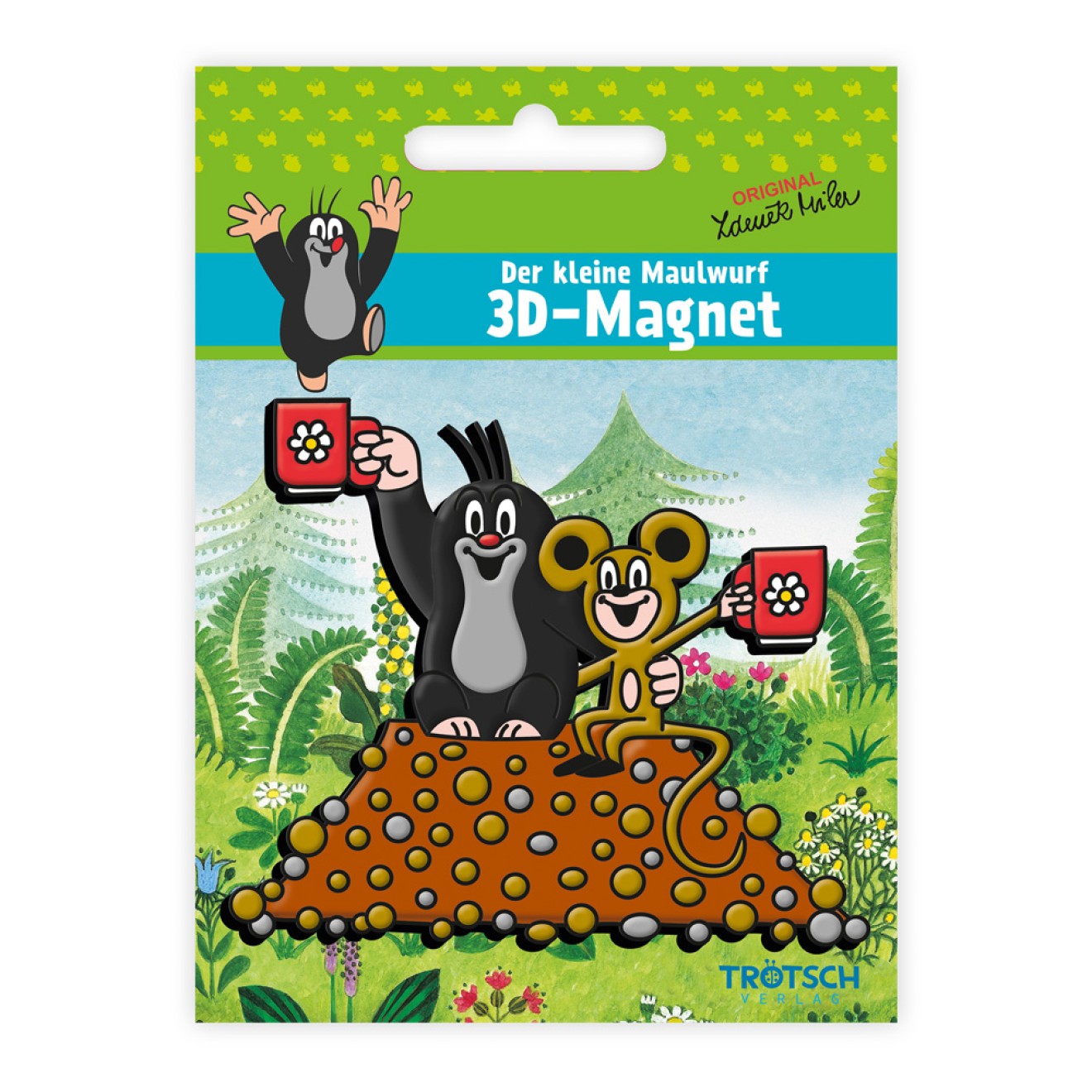 Der kleine Maulwurf 3D-Magnet Teestunde