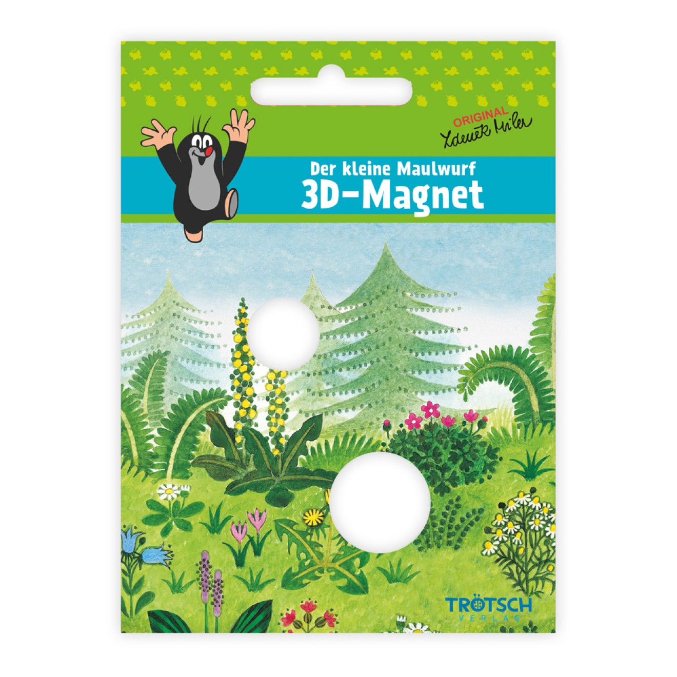Der kleine Maulwurf 3D-Magnet Teestunde