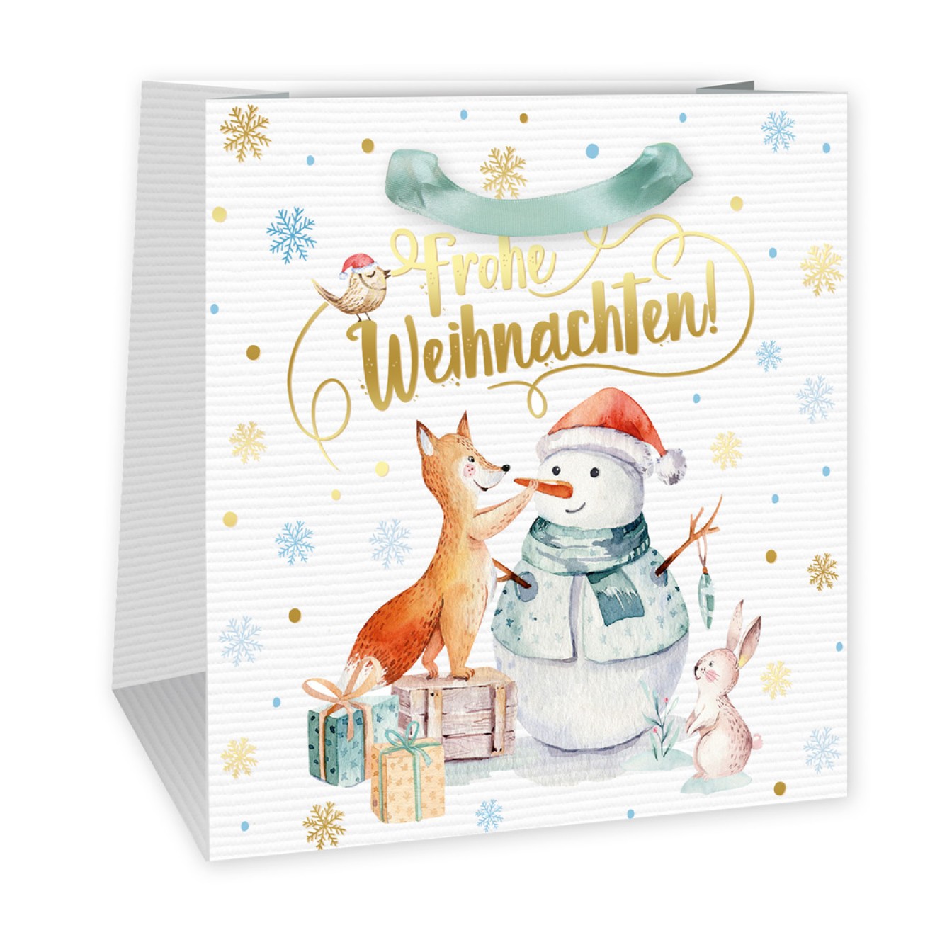 Geschenktasche klein Winterwald
