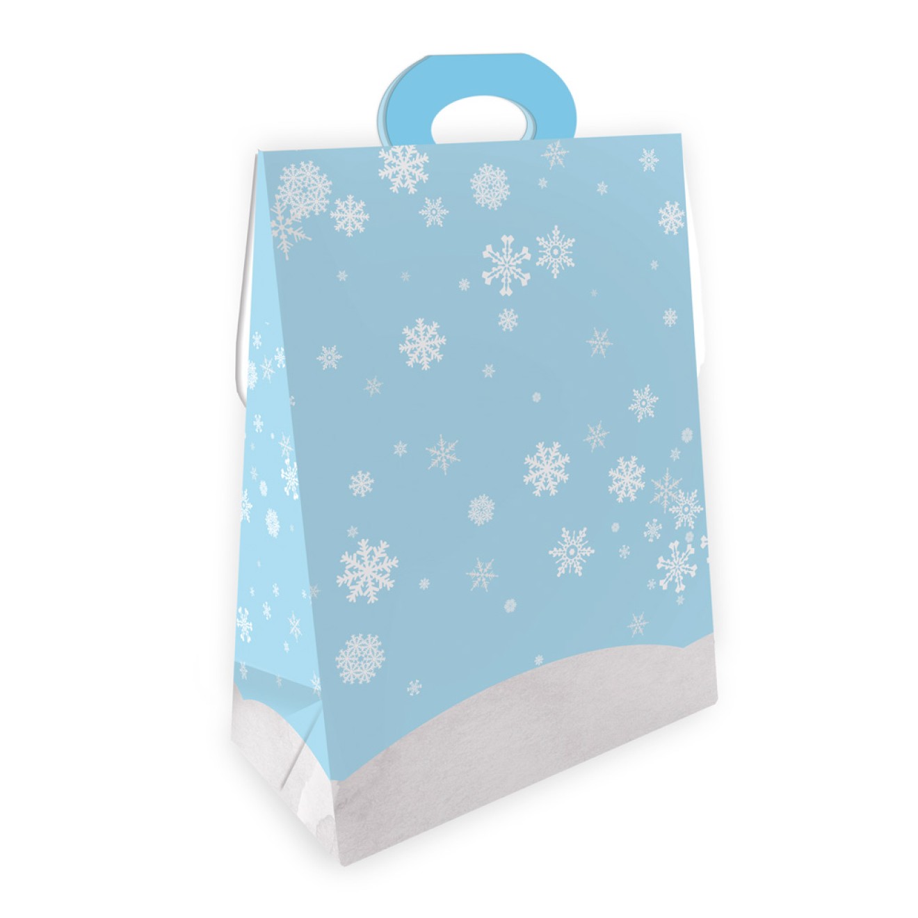 Geschenktasche mit Verschluss Fuchs Winter