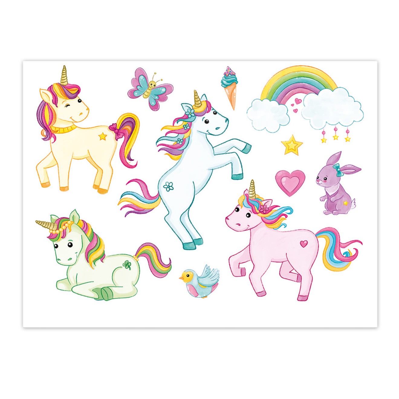 Tattoos Einhornwelt