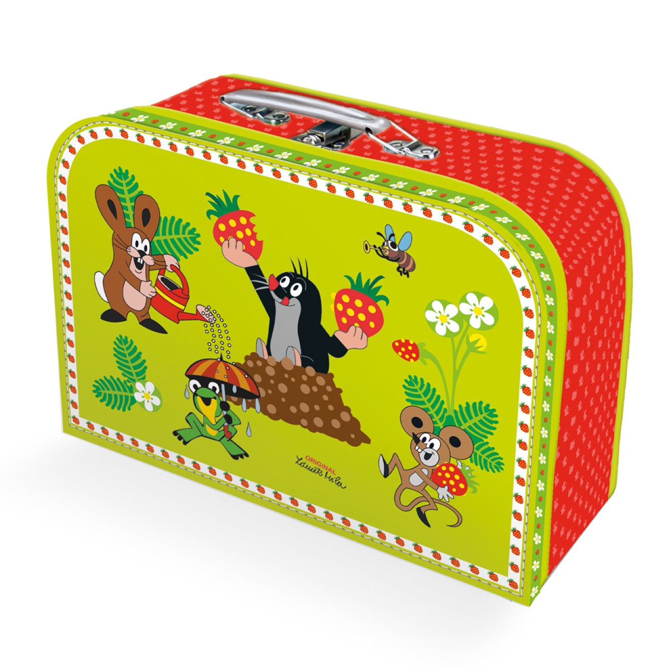 Koffer mini Maulwurf Erdbeere