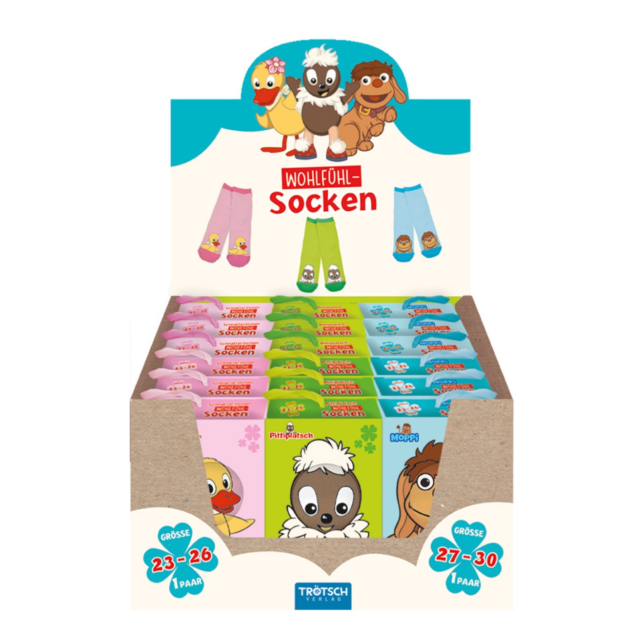 Display Kindersocken Lizenz