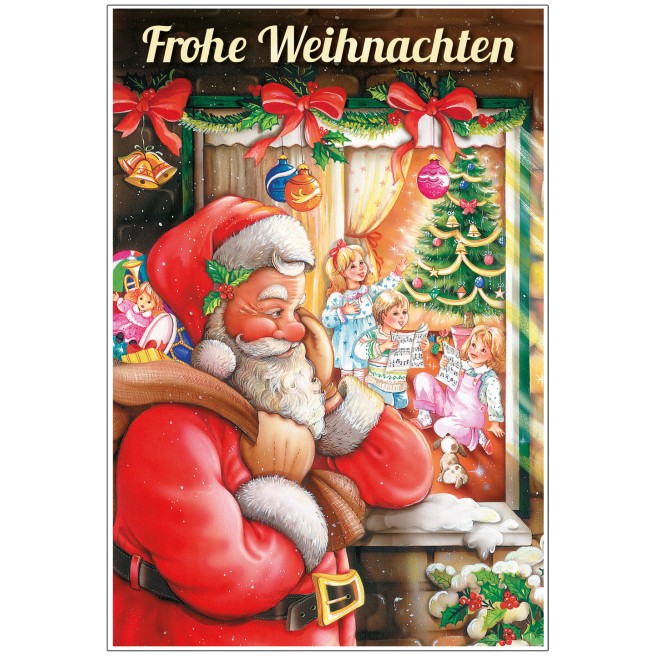 3D-D Faltkarten Lustige Weihnachtszeit