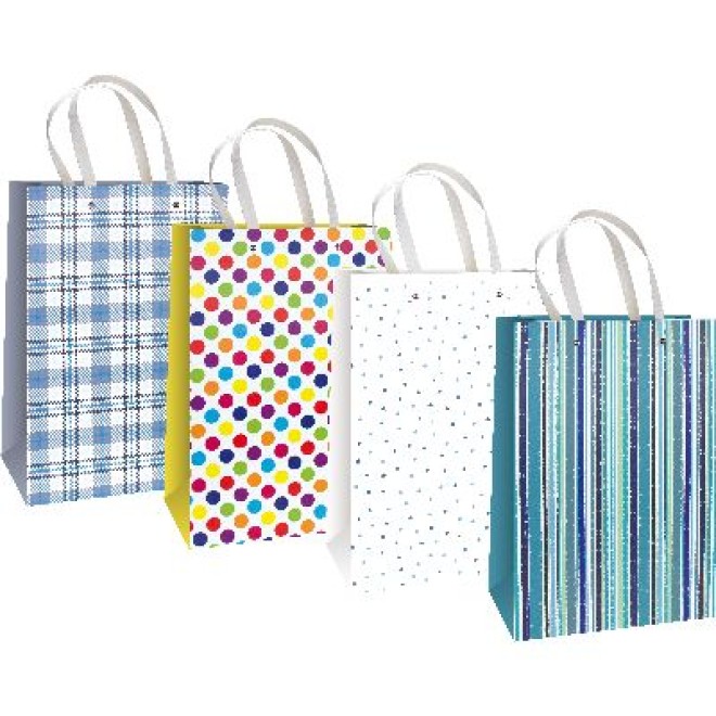 Geschenktasche Mustermix groß