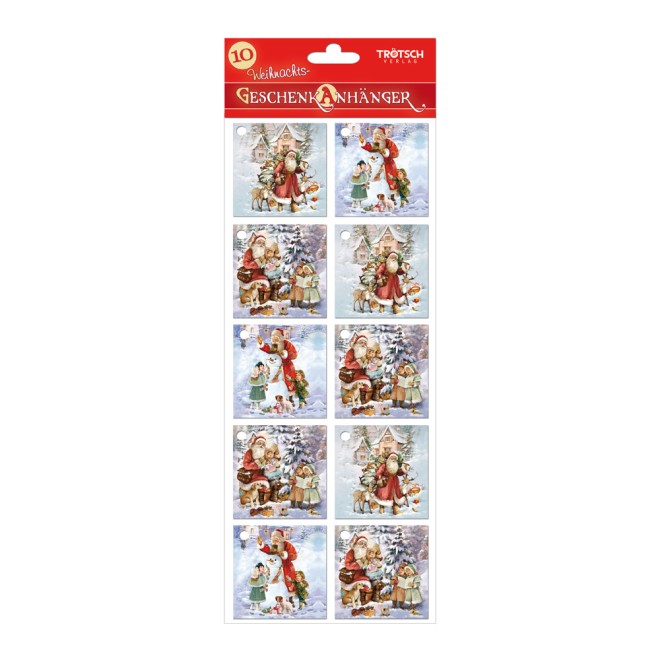 10er Weihn.-Geschenkanhänger