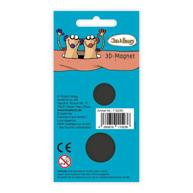 JAN & HENRY 3D Magnet "Henry"