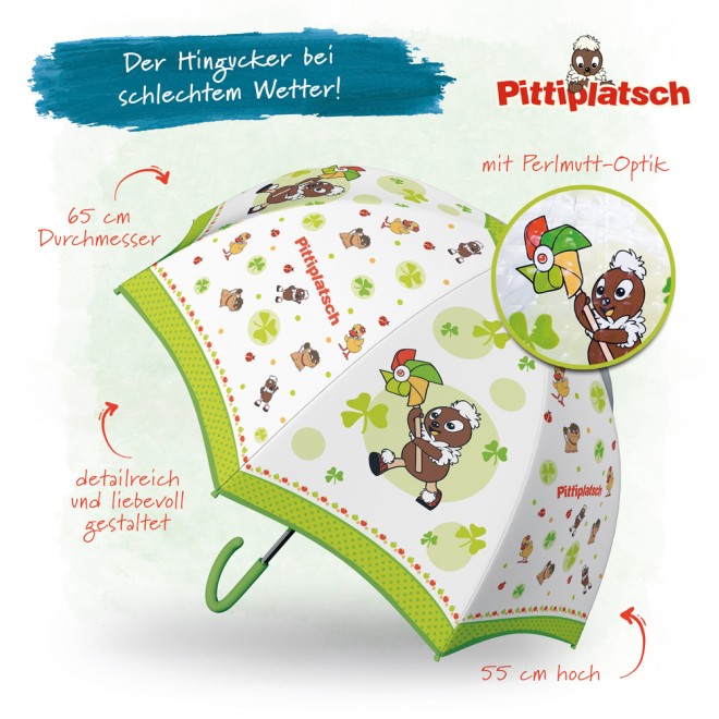 UNSER SANDMÄNNCHEN Regenschirm "Pittiplatsch"