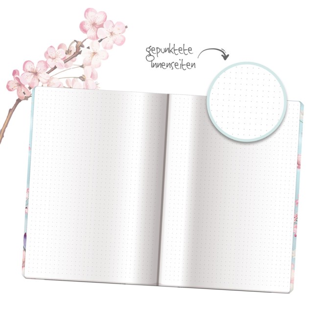 Tagebuch mit Zahlenschloss "Spring"
