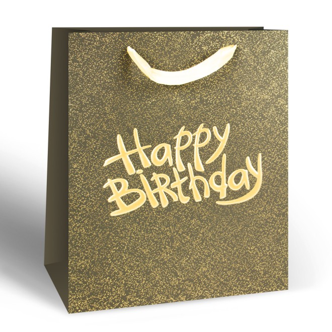 Geschenktasche "Happy Birthday" groß