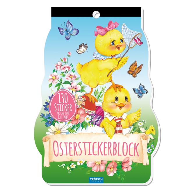 Osterstickerblock