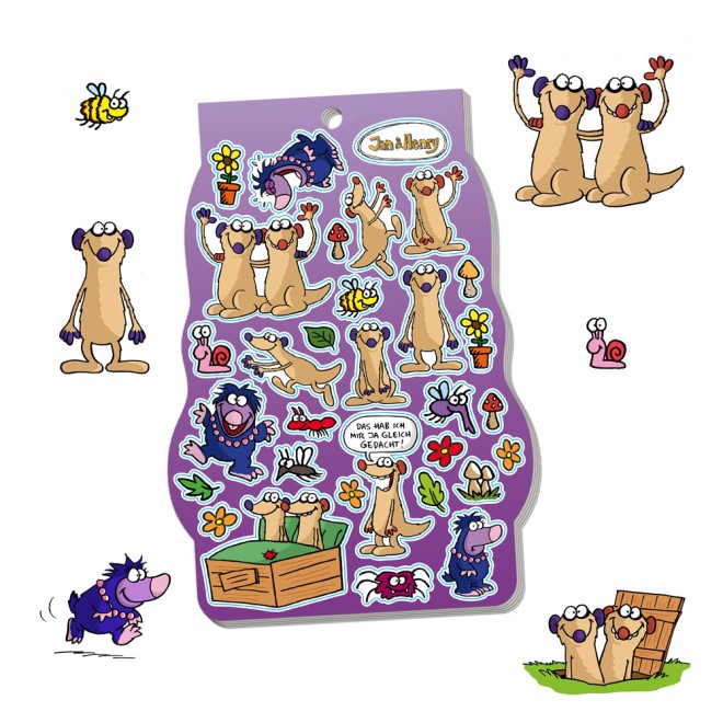 JAN & HENRY Stickerblock