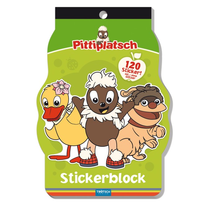 UNSER SANDMÄNNCHEN Stickerblock "Pittiplatsch"