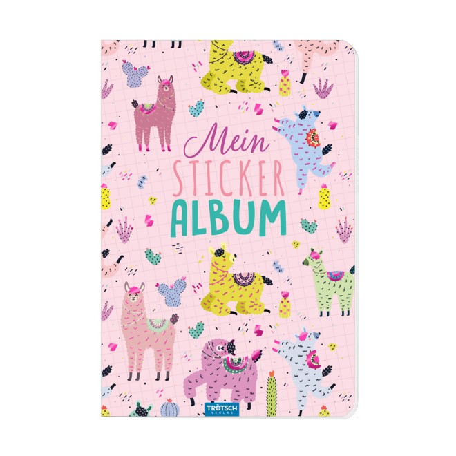 Mein Stickeralbum "Lama"
